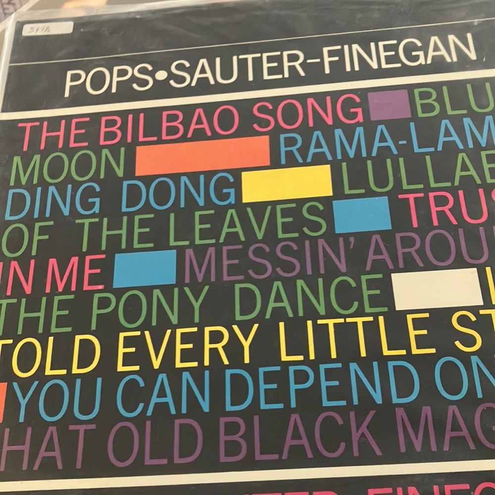 Pops Sauter-Finegan Vinyl Record